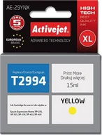 Tusze zamienniki - Tusz Activejet Activejet Tusz Activejet AE-29YNX zamiennik Epson 29XL T2994; Supreme; 15 ml; żółty - miniaturka - grafika 1