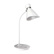 Lampy stojące - Nilsen Lampka biurkowa E27 Helen biała BL002 BL002 - miniaturka - grafika 1