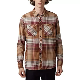 Bluzy męskie - Fox Męska bluza z kapturem Finisher, crmt M, koniak, L - grafika 1
