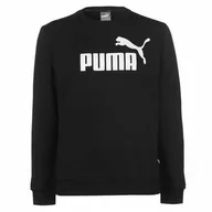 Bluzy męskie - Bluza męska czarna Puma No 1 Crew, Rozmiar S - miniaturka - grafika 1