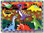 Puzzle - Melissa & Doug Puzzle drewniane Dinozaury 13747 - miniaturka - grafika 1