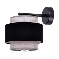 Lampy ścienne - Etela kinkiet 1xE27 czarny K-5174 - miniaturka - grafika 1