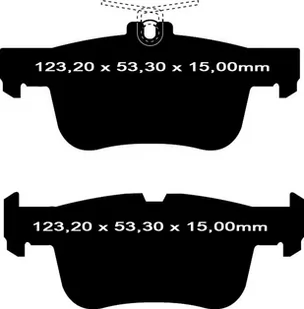 Klocki hamulcowe tylne EBC GreenStuff Ford Fusion 2013- - Klocki hamulcowe - miniaturka - grafika 4