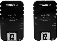 Akcesoria fotograficzne - Yongnuo YN0723 Zestaw dwóch wyzwalaczy radiowych do Canon - miniaturka - grafika 1