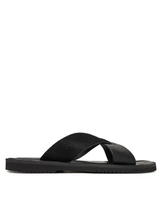 Emporio Armani Klapki X4P124 XR340 K001 Czarny - Klapki i japonki męskie - miniaturka - grafika 1