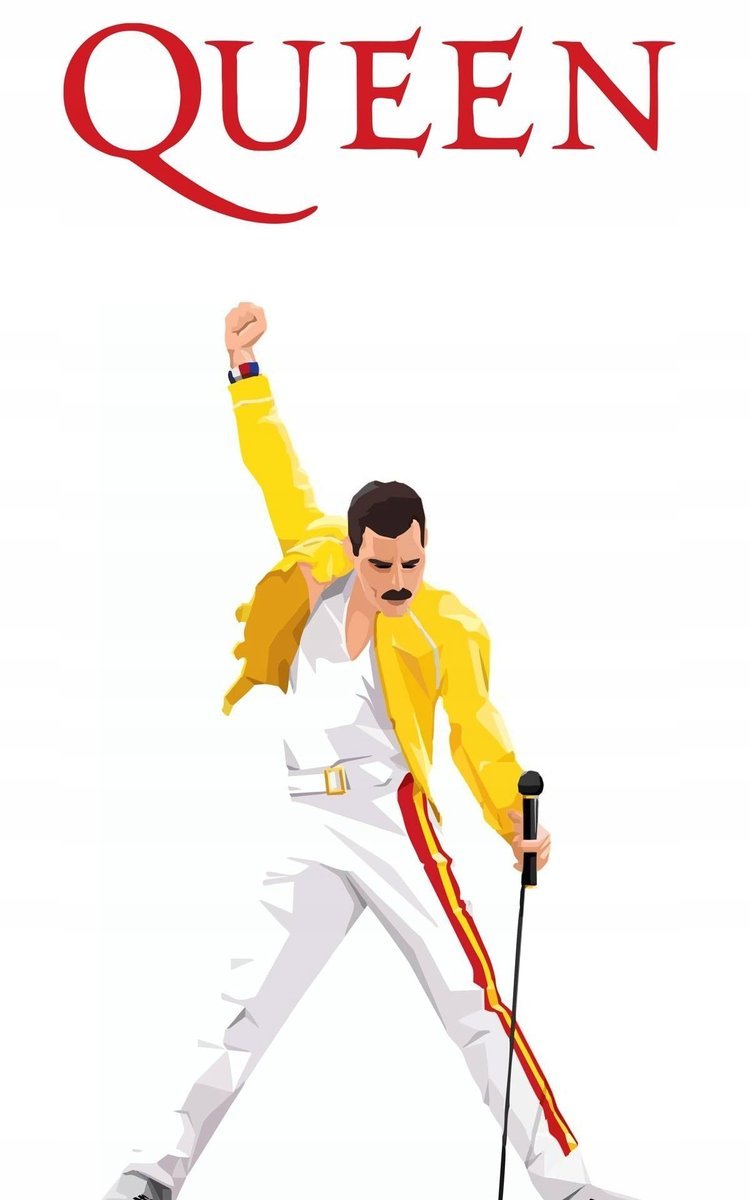 PODKŁADKA POD MYSZ Nadruk 22x18 cm Unikatowy Queen Freddie Mercury Prezent