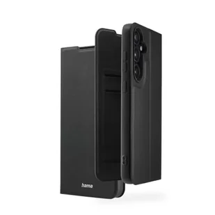 Hama Etui na telefon komórkowy Samsung Galaxy S25+ (etui na telefon komórkowy, etui z przegródką na karty, funkcja stojaka, dodatkowa ochrona wyświetlacza i aparatu, magnes, etui z klapką, miękkie), - Etui i futerały do telefonów - miniaturka - grafika 1