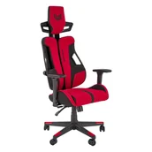 Fotele i krzesła biurowe - Fotel Obrotowy Gabinetowy Nitro 2 Czerwony / Czarny Halmar - miniaturka - grafika 1