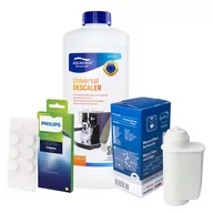 Akcesoria i części do ekspresów do kawy - Zestaw Philips - Filtr Philips Intenza+ CA6702, Uniwersalny Odkamieniacz Aqualogis 1L, Philips CA6704/10 Tabletki Czyszczące - miniaturka - grafika 1