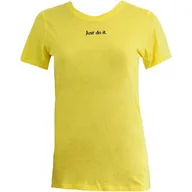 Koszulki sportowe damskie - Koszulka sportowa damska Nike W Tee Crew Newspaper - miniaturka - grafika 1