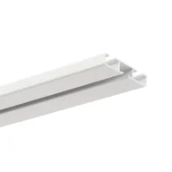 Akcesoria do wystroju okien - Szyna sufitowa uniwersalna 1 i 2-torowa 250 cm biała aluminiowa Inspire - miniaturka - grafika 1