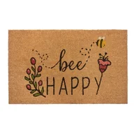 Wycieraczki - Wycieraczka z włókna kokosowego 75x45 cm Bee Happy – Hanse Home - miniaturka - grafika 1