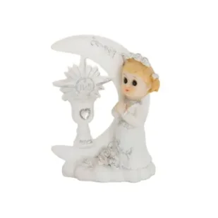 FIGURKA KOMUNIJNA DZIEWCZYNKA 9cm 1szt. - Pamiątka Pierwszej Komunii Świętej - miniaturka - grafika 3