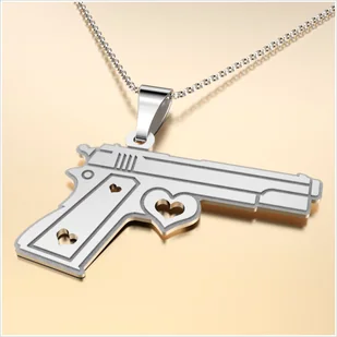 Zawieszka srebrna pistolet - Zawieszki - miniaturka - grafika 2