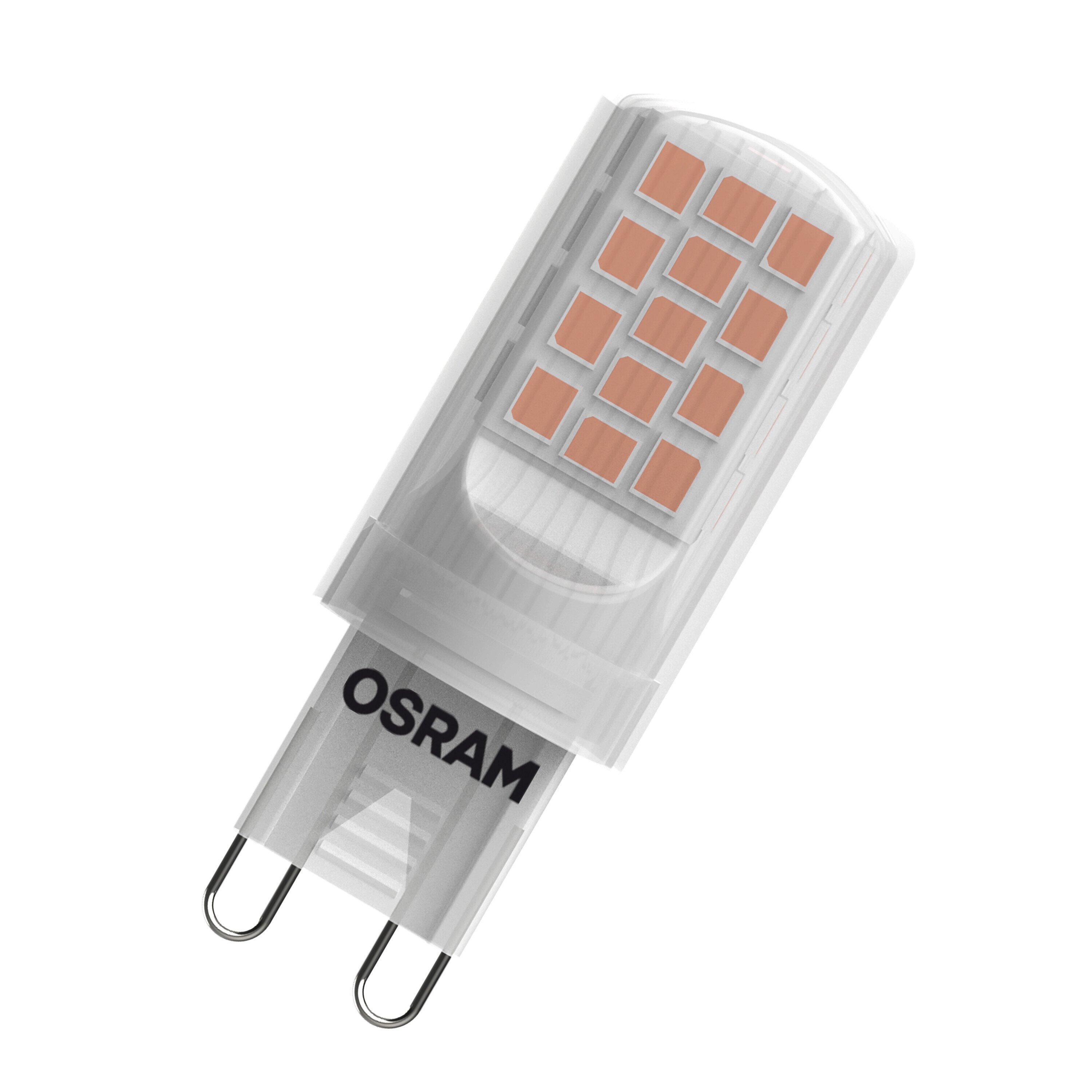 Żarówka LED OSRAM Star PIN na trzonek G9, matowa optyka, ciepła biel (2700K), 430 lumenów, zamiennik konwencjonalnych żarówek 37W, bez możliwości ściemniania, opakowanie 1 szt