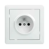 Wyłączniki światła i elektryczne - LEDart LEXMAN pojedyncze 2P + Z SLIM biały LEXMAN - miniaturka - grafika 1