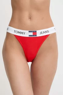Tommy Jeans figi kolor czerwony z koronki UW0UW05161 - Majtki damskie - miniaturka - grafika 1