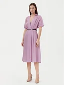 Sukienki - Fracomina Sukienka koszulowa FR25SD2012W413O9 Fioletowy Regular Fit - miniaturka - grafika 1