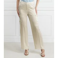 Spodnie damskie - Marc Cain Spodnie cargo | Straight fit - miniaturka - grafika 1