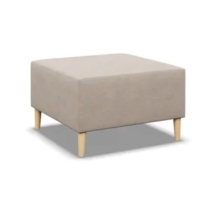 Pufa, podnóżek, Blank Paros, 71x71x40 cm, beżowy - Pufy i podnóżki - miniaturka - grafika 1
