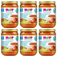 Dania dla dzieci - Hipp Zupka pomidorowa z kluseczkami i kurczakiem po 7. miesiącu zestaw 6 x 190 g Bio - miniaturka - grafika 1
