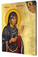 Ikony i obrazy sakralne - Ikona religijna święta Monika - miniaturka - grafika 1