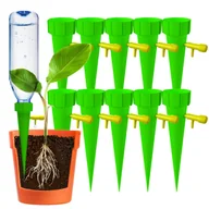 Inne akcesoria do nawadniania - Nawadniacz Do Kwiatów W Doniczkach Z Kranikami 10 Szt Zielony - miniaturka - grafika 1