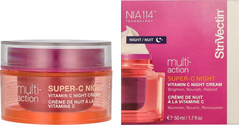 Strivectin Super-C Night Vitamin C Cream Rozjaśniający i ujędrniający krem na noc