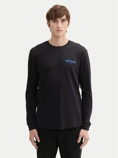 Tom Tailor Denim Longsleeve 1043909 Czarny Regular Fit - Koszulki męskie - miniaturka - grafika 1