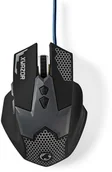 Myszki - Nedis GMWD200BK Gaming Mouse - miniaturka - grafika 1