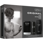 Zestawy kosmetyków męskich - zestaw: woda po goleniu, 100 ml + dezodorant w sprayu, 150 ml + żel pod prysznic, 250 ml - miniaturka - grafika 1