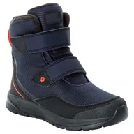 Buty dla chłopców - Dziecięce buty zimowe Jack Wolfskin Polar Bear Texapore High Vc K Rozmiar butów (UE): 32 / Kolor: niebieski - miniaturka - grafika 1