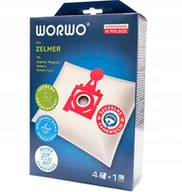 Worki do odkurzaczy - Kpl. 4szt. worków do odkurzacza Zelmer Jupiter Solaris Magnat - miniaturka - grafika 1