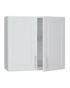 Szafki kuchenne - Szafka Wisząca Pod Ociekarkę Alto 80X72 Cm Mdf Jasny Szary - miniaturka - grafika 1