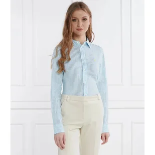 POLO RALPH LAUREN Lniana koszula Relaxed fit - Koszule damskie - miniaturka - grafika 1