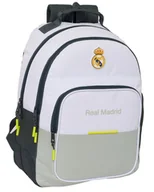 Plecaki szkolne i tornistry - Plecak szkolny tornister dwukomorowy Real Madryt 42 cm + gumowe ochraniacze :: oficjalna kolekcja klubowa - miniaturka - grafika 1