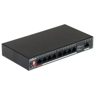 Switche - SWITCH POE SF1009P 8-PORTOWY DAHUA SF1009P - miniaturka - grafika 1