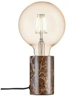 Lampy stojące - Nordlux - Siv Lampa Stołowa Brown/Marble Nordlux - miniaturka - grafika 1