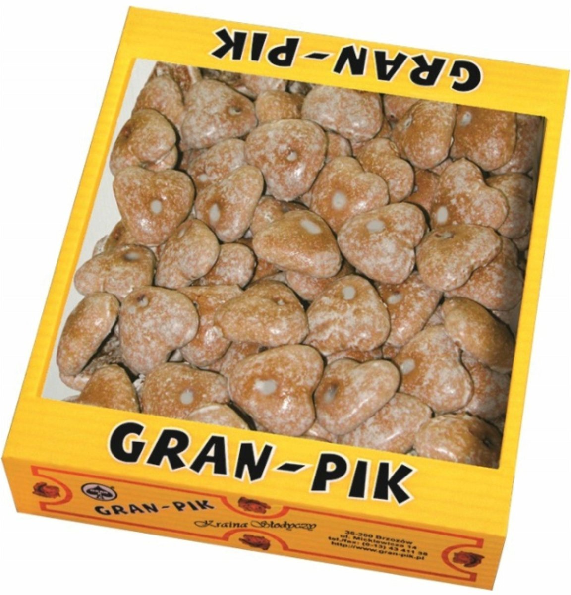 GRAN-PIK PIERNIKI SERCA LUKROWANE 2KG LUZ