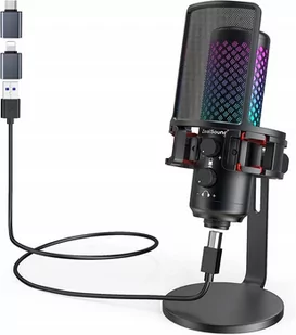 ZEALSOUND MIKROFON POJEMNOŚCIOWY USB RGB DO GIER - Mikrofony komputerowe - miniaturka - grafika 1
