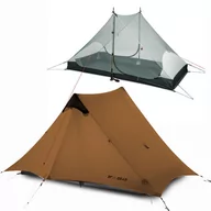 Namioty - Namiot Lanshan 2 Plus – uniwersalny namiot wyprawowy ultralight w najlepszej cenie tylko 1060g brązowy 3-sezonowy / 3F UL GEAR - miniaturka - grafika 1