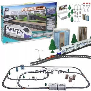 Ogromna Kolejka Elektryczna Pociąg Tor 914 Cm Most - Kolejki i akcesoria - miniaturka - grafika 1