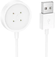 Akcesoria do smartwatchy - HOCO kabel do ładowania smartwatcha Y24 0,6 m biały - miniaturka - grafika 1