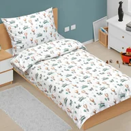 Pościel dla dzieci - Bellatex Pościel bawełniana Junior Samolot i balon, 140 x 200 cm, 70 x 90 cm - miniaturka - grafika 1