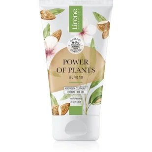 Lirene Power of Plants kremowy żel myjący Migdał 150ml - Żele do mycia twarzy - miniaturka - grafika 1