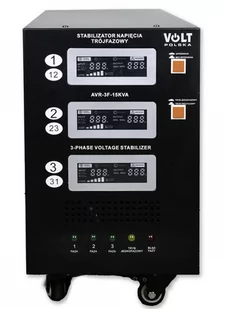 Stabilizator napięcia AVR PRO 15000 VA 3 fazy VOLT POLSKA - Akcesoria do agregatów prądotwórczych - miniaturka - grafika 2