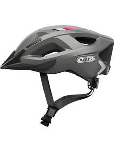ABUS Kask rowerowy "Aduro 2.0" w kolorze szaro-różowym - Kaski rowerowe - miniaturka - grafika 1