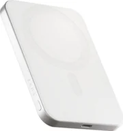 Powerbanki - Zens Slim Qi2 Aluminium Powerbank 5000 mAh kompatybilny z MagSafe i Qi2 biały - miniaturka - grafika 1