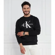Bluzy męskie - CALVIN KLEIN JEANS Bluza CORE MONOLOGO | Regular Fit - miniaturka - grafika 1
