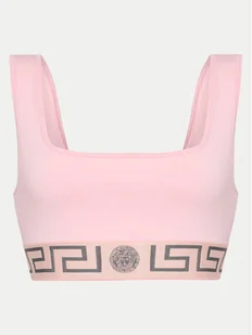Versace Biustonosz top 1013323 Różowy - Bielizna sportowa damska - miniaturka - grafika 1